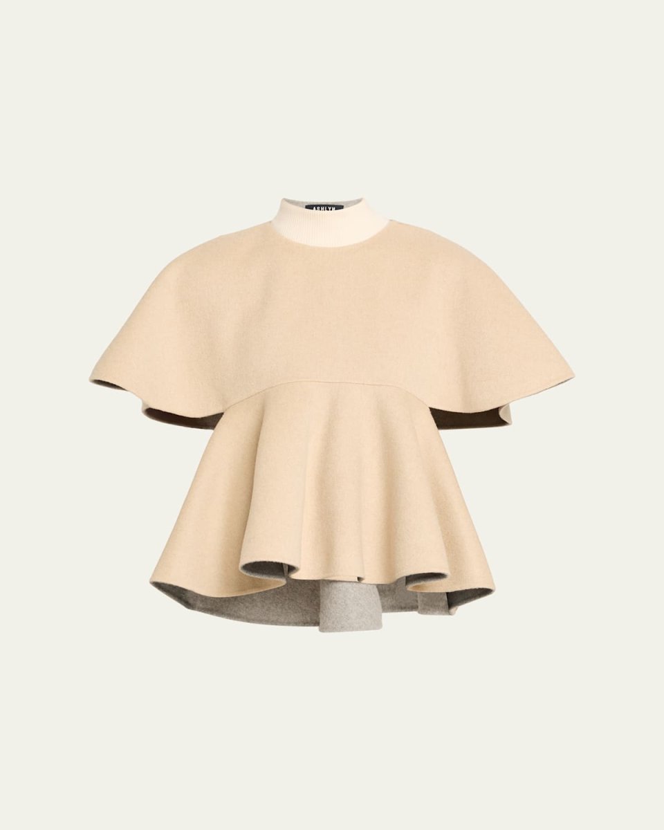 Kian Cashmere Cape Blouse